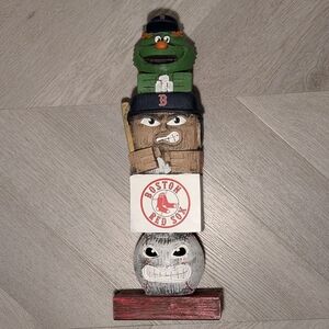 Boston Red Sox Tiki Tiki Totem Pole 16" Wally Green Monster